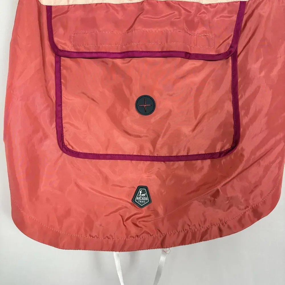Arcadia Trail Dog Windbreaker Pink Hiking Outdoor Water-resistant Size: Large